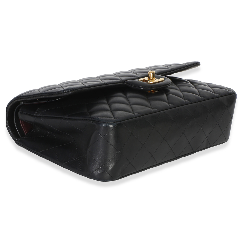 Chanel Black Quilted Lambskin Medium Classic Double Flap Bag - Picture 8 of 8